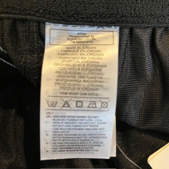 NWT Adidas Men's Black 3 Stripe Training Shorts Basketball Soccer Gym Medium - Picture 10 of 14